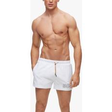 HUGO BOSS White Swimming Trunks HUGO BOSS Mooneye Swim Shorts - White