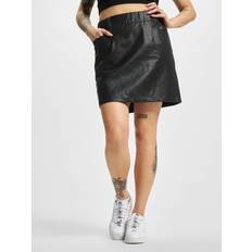 NA-KD Short PU Skirt - Schwarz