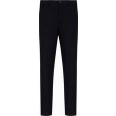 Giorgio Armani Slim-Fit Wool Flannel Trousers