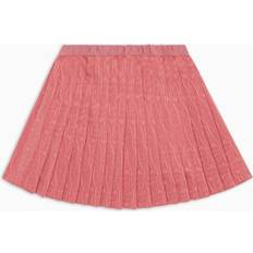 Emporio Armani M Skirts Emporio Armani Pleated Skirt With All-Over Jacquard Logo - Lettering