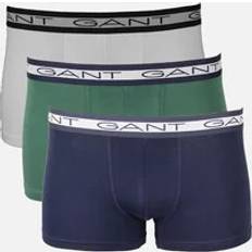 Gant Green Men's Underwear Gant Men's 3-Pack Core Boxer Trunks - Woody Green