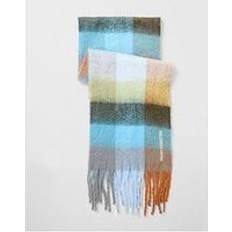 French Connection Accessories French Connection Soft Check Oversized Scarf - Blue