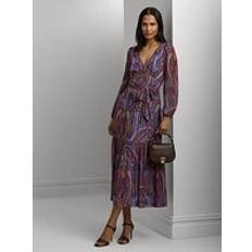 Ralph Lauren Dresses Ralph Lauren Hateta Long Sleeve Day Dress - Pink