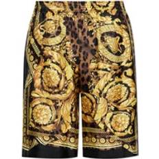 Versace Shorts Versace Silk Shorts - Yellow