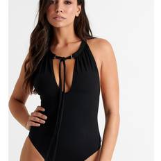 Shan High Neck One-Piece - Black