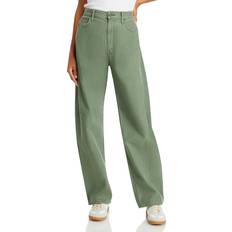 Mujer - Verde Pantalones vaqueros Mother The Full-Pipe Skimp - Olive