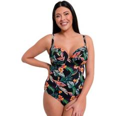 DD Swimsuits Curvy Kate Cuba Libre Padded Plunge Swimsuit - Multicolour