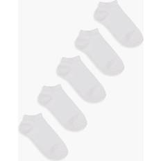 Socks boohoo Womens Trainer Socks 5 Pack - White