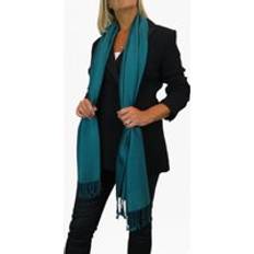 Turquoise - Women Scarfs Paulo Due Paisley Jacquard Fine Pashmina Shawl Wrap - Teal