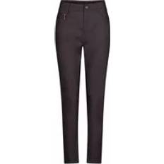 Cero Suzanne Trousers with Zip Detail - Dark Grey