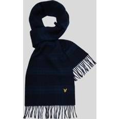 Lyle & Scott Herr Halsdukar & Sjalar Lyle & Scott Check Lambswool Scarf Blå