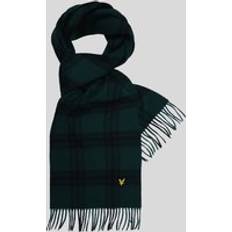 Lyle & Scott Herr Halsdukar & Sjalar Lyle & Scott Check Lambswool Scarf Grön
