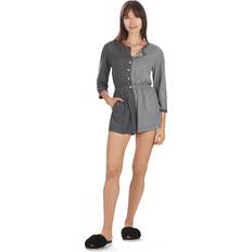 Modal Jumpsuits & Overalls MeMoi Women's Split Two Tone Modal Fitted Shorts