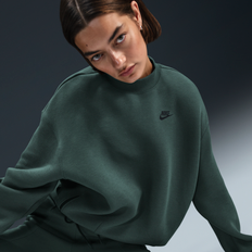 Tech Fleece Pleated Sweatshirt - Vintage Green