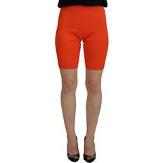 DSquared2 Shorts DSquared2 Viscose Mid Waist Slim Fit Bermuda Shorts - Orange