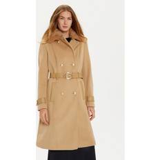 Guess Dam Kappor & Rockar Guess Mid-Length Coat - Beige