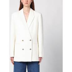 Blanco Blazers Anine Bing Double-Breasted Jacket - White