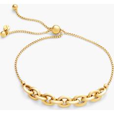 Jaxxon Bracelets Jaxxon Center Link Charm Gold Bracelet 8"