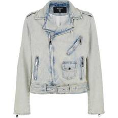 Balmain Herr Ytterkläder Balmain Denim Bikerjacka Herr - Jacka
