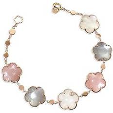 Moonstone Bracelets Women's Bouquet Lunaire 18K Rose Gold, Diamond & Moonstone Bracelet Rose Gold