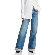 Veronica Beard Taylor High Rise Wide Leg Jeans - Rebel Stone