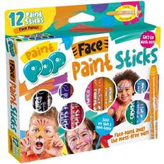 Plastic Creativity Sets Paint Pop Face Paints 12 Pack