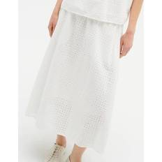 InWear Skirts InWear Eirena Cotton Midi Skirt - White