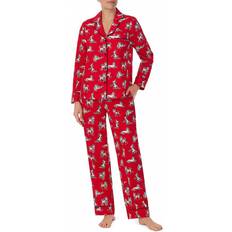 Kate Spade Red Notch Long Pyjama Set - Red