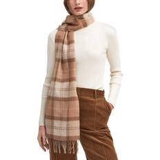 Barbour Brown Scarfs Barbour Wool Cashmere Blend Scarf - Camel