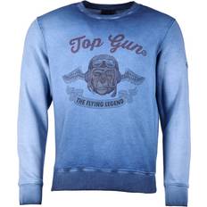 Top Gun Top Gun Smoking Monkey Sweatshirt - Blue