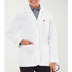 Clothing Meta Womens Long Sleeve Lab Coat - White