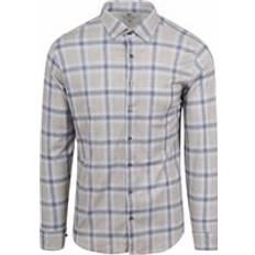 DESOTO Shirt Checks - Greige Blue/Grey