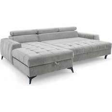 ManoMano Agnesa Xs Salvador Light Grey Sofa 260cm 4-Sitzer