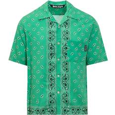 Palm Angels Skjortor Palm Angels Paisley Bow Shirt - Green