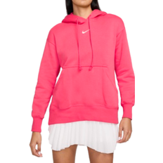 Rosa Pullover Nike Sportswear Phoenix Fleece Women's Oversized Pullover Hoodie - Aster Pink/Sail