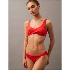 Calvin Klein Bikinis Calvin Klein CK Structured Twist Bikini - Orange