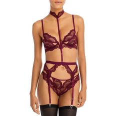 Garter Belts Kane Garter Belt & Choker - Red