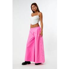 Reebok Women Pants Reebok Women's x Barbie Wide Leg Track Pants - Pink