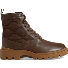 Coach Men Boots Coach Citysole Shearling Boot - Bison Brown