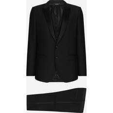 Dolce & Gabbana Suits Dolce & Gabbana Abito Man Suits And Blazers Black Wool