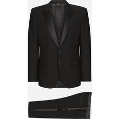 Dolce & Gabbana Blue Suits Dolce & Gabbana Abito Man Suits And Blazers Blue Wool