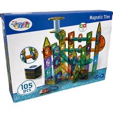 Magnetisk byggesæt Constructor Kids Magnetic Tiles 105pcs