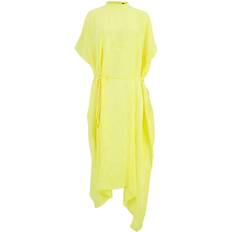 Balenciaga Midi Dresses Balenciaga Silk Midi Dress - Yellow