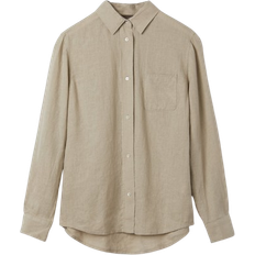 Singular Society Women's Linen Shirt - Pale Khaki