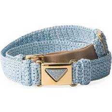 Prada Women Belts Prada Women's Crochet Belt - Blue