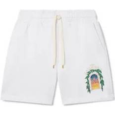 Casablanca Kläder Casablanca Avenida Tryckt Sweatshort - Vit