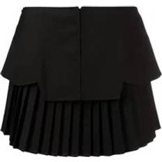 Flanell Kjolar Adamo Flanell Minikjol med Corse - Black