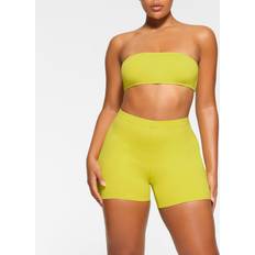 Women - XXS Swimming Trunks SKIMS Mid Waist Short - Yellow