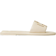 Tory Burch Double T Sport Slide - Dulce De Leche/Gold