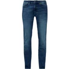 HUGO BOSS Herre Jeans HUGO BOSS Slim-Fit Tapered Super Stretch Jeans - Blue